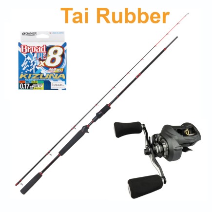 Sim Crossfire 2.10m 170gr + Okuma Komodo 273 + Owner Kizuna X8 Multicolor 0.15mm 150m Sim Crossfire 2.10m 170gr + Okuma Komodo 273 + Owner Kizuna X8 Multicolor 0.15mm 150m