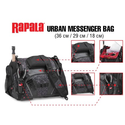 Rapala Urban Messenger Bag Rapala Urban Messenger Bag