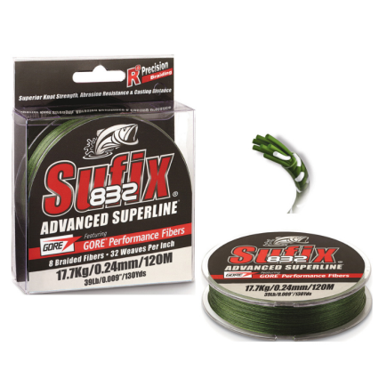 Sufix 832 Advanced Superline 0.13mm 250m Sufix 832 Advanced Superline 0.13mm 250m