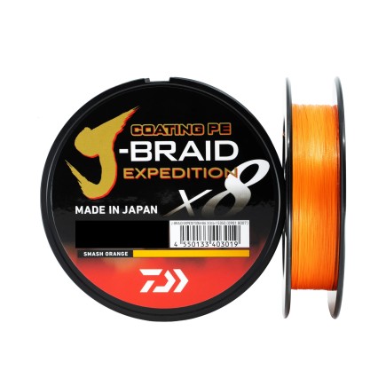 Daiwa J Braid Expedition 0.06mm 150m Orange Daiwa J Braid Expedition 0.06mm 150m Orange