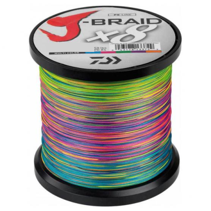 Daiwa J Braid X8 500m PE8.0 (0.42mm) Multicolor Daiwa J Braid X8 500m PE8.0 (0.42mm) Multicolor