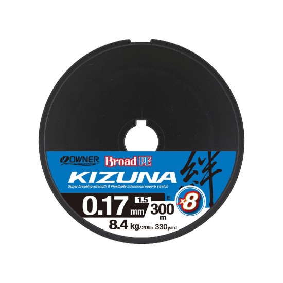 Owner Kizuna X8 Multicolor PE1.2 (0.15mm) 300m