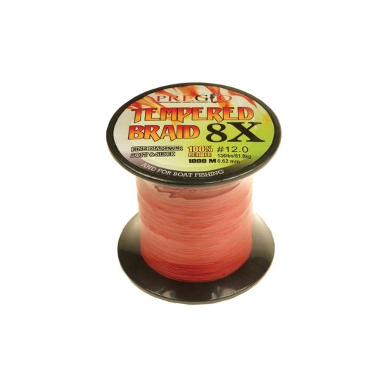 Pregio Tempered Braid X8 0.62mm 1000m