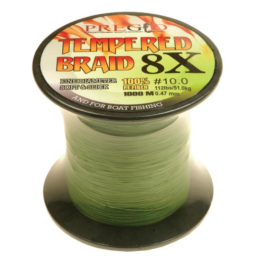 Pregio Tempered Braid X8 0.62mm 1000m