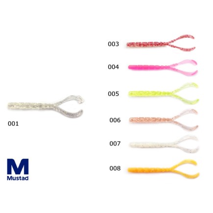 Mustad Worm Chiki Chiki 1.7 Mustad Worm Chiki Chiki 1.7